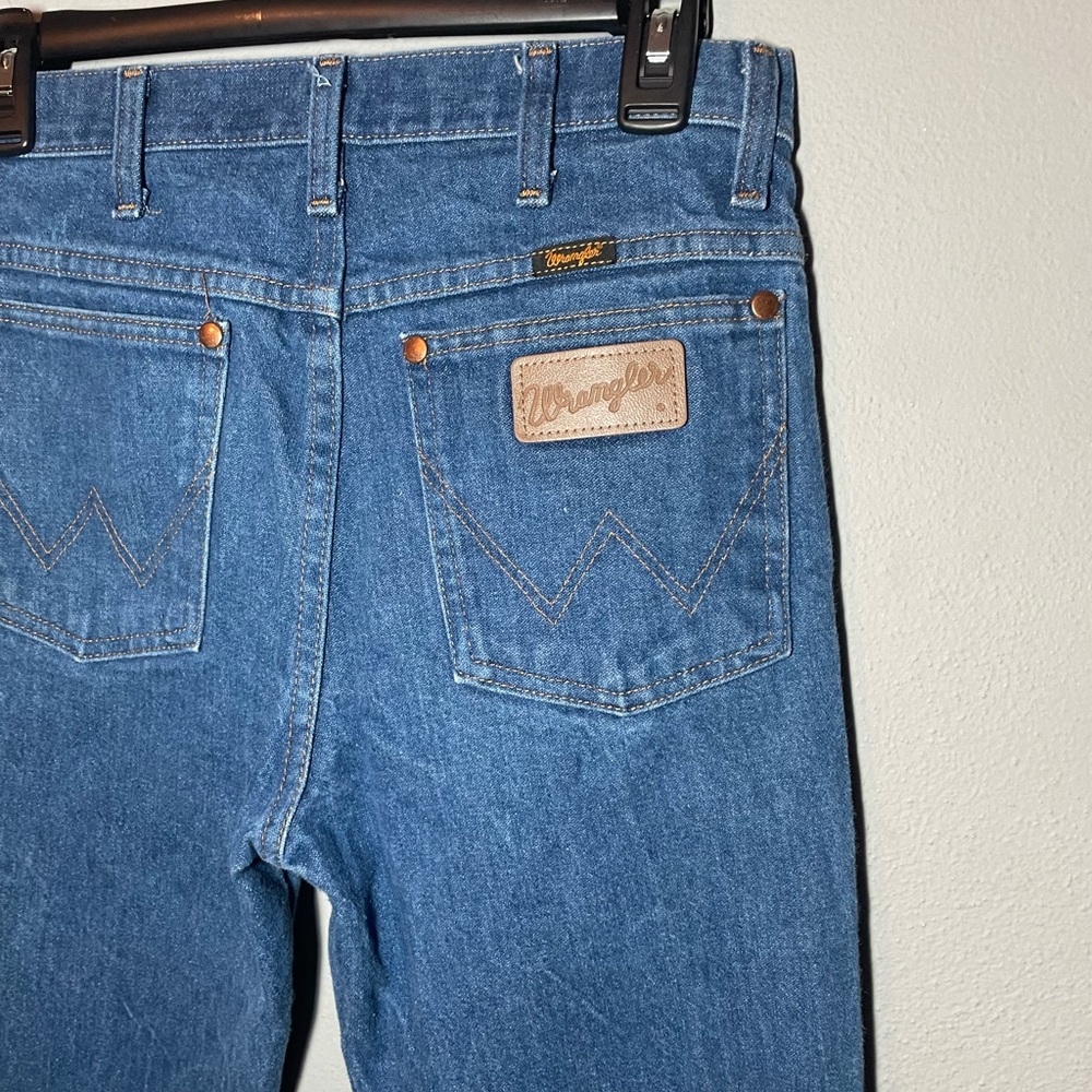 Men’s Wrangler Cowboy Style Denim Jeans 100% Cotton Size 28 X 32 Vintage